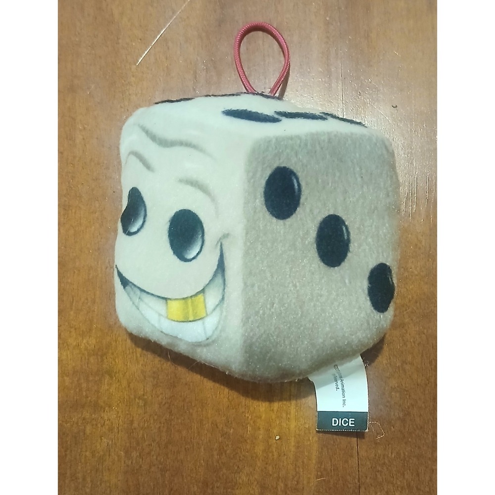 3.5" plush‎ Dice doll, from Emoji Movie by McDonald's 2017